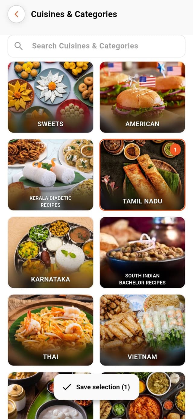 50+ Global Cuisines